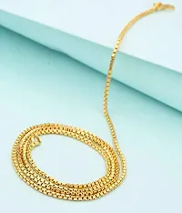 SHANKHRAJ MALL ?Golden Heavy Long Gold-Plated Statement Exclusive Necklace Neck City Fancy Chain Jewelry Set Without Pendant Lockets For Men Women Girls Boys Amazing Gift-thumb4