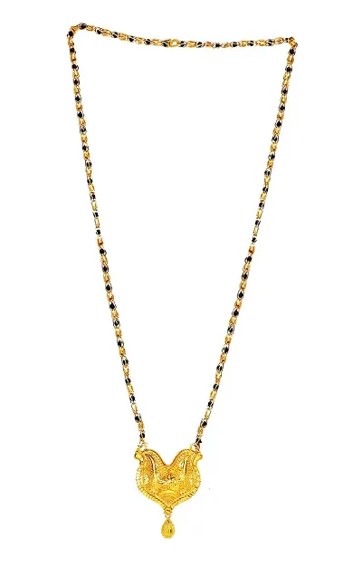 Shankhraj Mall Plated Mangalsutra Tanmaniya Necklace Pendant Bead Chain For Women And Girls