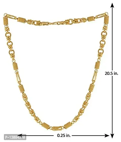 Shankhraj Mall Designer Link Chain With Gold Plating Jewelry Gift For Him, Boy, Men, Father, Brother, Boyfriend-10054-thumb3