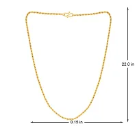 Shankhraj Mall ?Golden Heavy Long Gold-Plated Statement Exclusive Necklace Neck City Fancy Chain Jewelry Set Without Pendant Lockets For Men Women Girls Boys Amazing Gift Combo Pack Of 2-thumb3