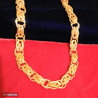 Shankhraj Mall Designer Link Chain With Gold Plating Jewelry Gift For Him, Boy, Men, Father, Brother, Boyfriend-10043-thumb2