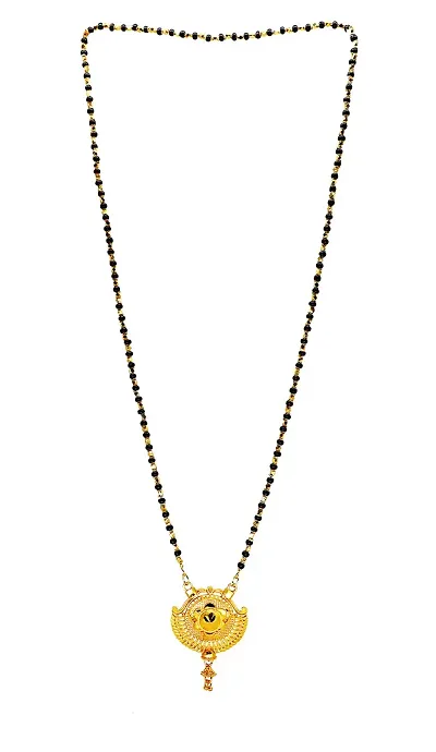 Shankhraj Mall Plated Mangalsutra Tanmaniya Necklace Pendant Bead Chain For Women And Girls