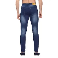 Mens Slim Fit Stretchable Denim Washed Jeans-thumb4