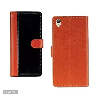 Trendy Oppo A37 Pu Leather Vintage Flip Cover Casenbsp;-thumb0