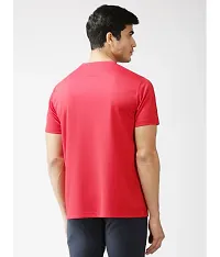 Comfortable Red Cotton Blend Tees For Men-thumb1