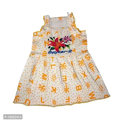 Pretty stylish kids frock and top-bottom combo set made of soft cotton with colourful prints  - pack of 4-thumb2