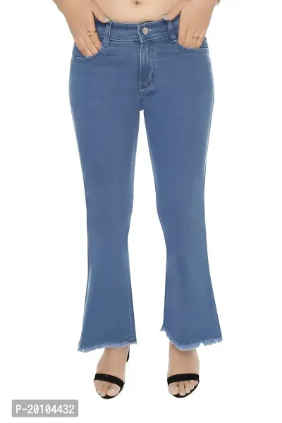 Mahanidhi Creations Regular Women Light Blue Jeans-thumb0