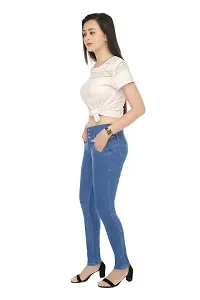 Mahanidhi Creations Regular Women Light Blue Jeans-thumb1