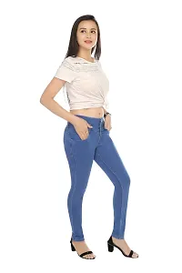 Mahanidhi Creations Regular Women Light Blue Jeans-thumb2