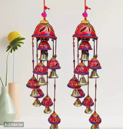 wind chimes 7 bells hanging For Home Decor PACK OF 2-thumb0