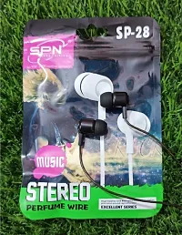 SPN SP-28 Wired Earphone With Mic-thumb2