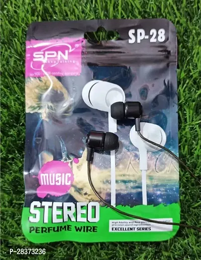 SPN SP-28 Wired Earphone With Mic-thumb3