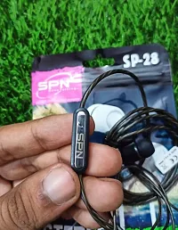 SPN SP-28 Wired Earphone With Mic-thumb3