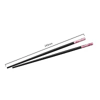 Sturdy Sleek Plastic 1Pair Chopsticks Stylish and Sustainable Fiber Chopsticks for Sushi, Noodles, and Fried Rice - Lightweight and Easy to Use Korean Style-thumb2