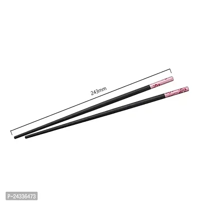 Sturdy Sleek Plastic 1Pair Chopsticks Stylish and Sustainable Fiber Chopsticks for Sushi, Noodles, and Fried Rice - Lightweight and Easy to Use Korean Style-thumb3