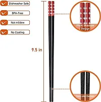 Sturdy Sleek Plastic 1 Pair Chopsticks Stylish and Sustainable Fiber Chopsticks for Sushi, Noodles, and Fried Rice-thumb1