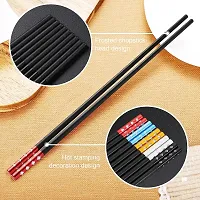 Sturdy Sleek Plastic 1 Pair Chopsticks Stylish and Sustainable Fiber Chopsticks for Sushi, Noodles, and Fried Rice-thumb1