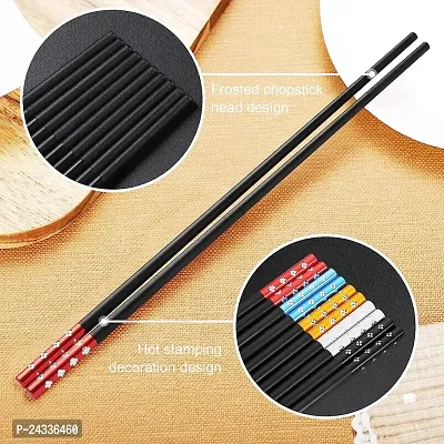 Sturdy Sleek Plastic 1 Pair Chopsticks Stylish and Sustainable Fiber Chopsticks for Sushi, Noodles, and Fried Rice-thumb2