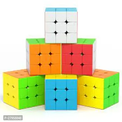 Cubes 3x3 High Speed Sticker Less Magic Puzzle Cube Game-thumb3