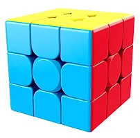Cubes 3x3 High Speed Sticker Less Magic Puzzle Cube Game-thumb3