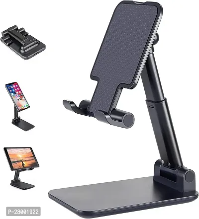 Foldable Portable Phone Holder Stand with Height Adjustable Cradle Compatible for All 4-8 inches Smartphones-thumb0