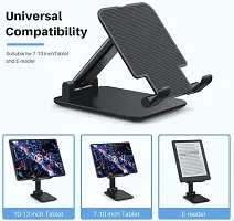 Foldable Portable Phone Holder Stand with Height Adjustable Cradle Compatible for All 4-8 inches Smartphones-thumb2