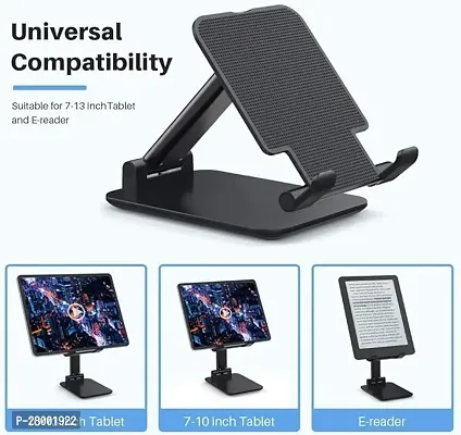 Foldable Portable Phone Holder Stand with Height Adjustable Cradle Compatible for All 4-8 inches Smartphones-thumb3