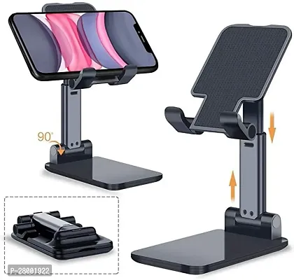 Foldable Portable Phone Holder Stand with Height Adjustable Cradle Compatible for All 4-8 inches Smartphones-thumb4