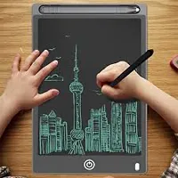 LCD Writing pad for Kids Tablet Toys for Boys Girls | Drawing pad Board | Digital Notepad | Magic Slate for Scratch Pad - Best Birthday Return Toy Gift-thumb2