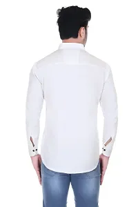 VESLOO WILLOW Men Solid Slim Fit Cotton Casual Shirt with Spread Collar  Full Sleeves-thumb1