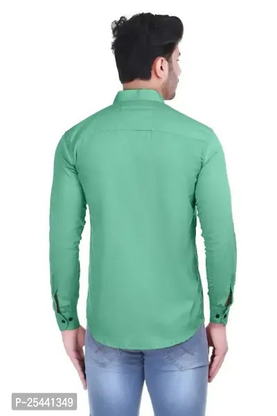 Classic Cotton Long Sleeves Solid For Men-thumb4