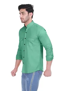 Classic Cotton Long Sleeves Solid For Men-thumb1