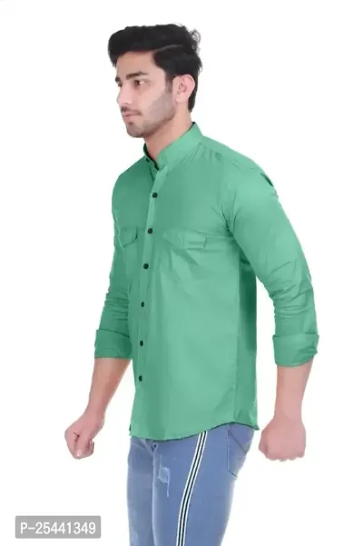 Classic Cotton Long Sleeves Solid For Men-thumb2