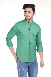 Classic Cotton Long Sleeves Solid For Men-thumb2