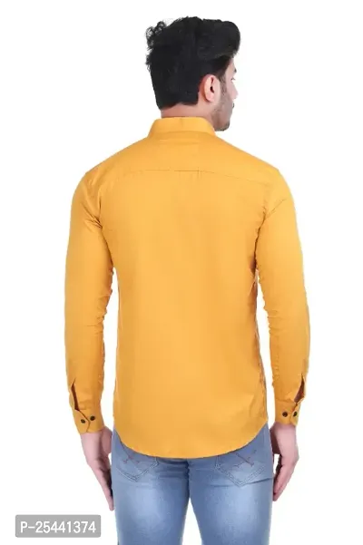 Classic Cotton Long Sleeves Solid For Men-thumb4