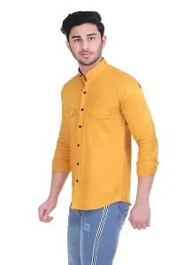 Classic Cotton Long Sleeves Solid For Men-thumb1