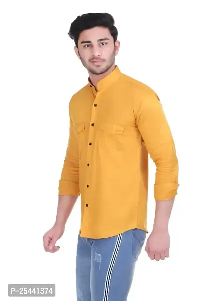 Classic Cotton Long Sleeves Solid For Men-thumb2