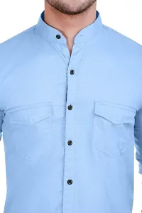 Classic Cotton Long Sleeves Solid For Men-thumb4