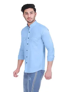 Classic Cotton Long Sleeves Solid For Men-thumb1