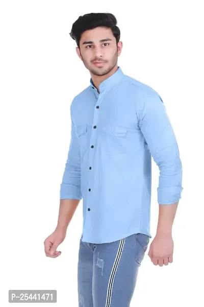 Classic Cotton Long Sleeves Solid For Men-thumb2