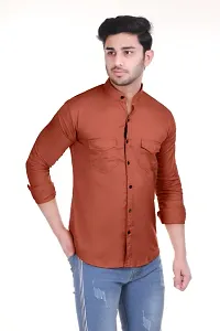 Classic Cotton Long Sleeves Solid For Men-thumb2