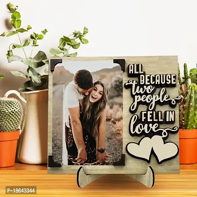 Expleasia Wooden Photo Frame for couple, boyfriend, girlfriend, wife, husband or Special occasion, Anniversary, Valentine, and Birthday, Best for Gifting-thumb0