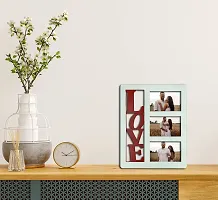 EXPLEASIA Valentine Special Wooden Photo frame| photo frame for wall decor| Valentine gifts | Birthday Gifts| Gifts Items (White(4x6))-thumb3
