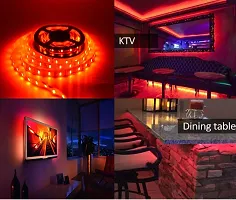 Expleasia LEDs 5 m Strip Lights (Pack of 1) | Indoor  Outdoor Decorative | 120 LED/Mtr with Adaptor (Red)-thumb4