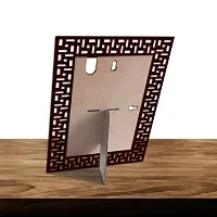 Expleasia LaserD10 Wooden Photo Frame |Wall  Table Top Wooden Photo Frame | Picture Photo Frame - (Brown)-thumb4