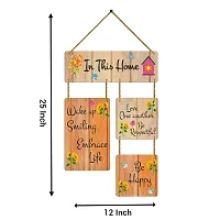 Expleasia, Exuberant  Luxury Decor Decorative Wall Hanging Wooden Art Decoration Item for Home | Office | Living Room (In This Home)-thumb4