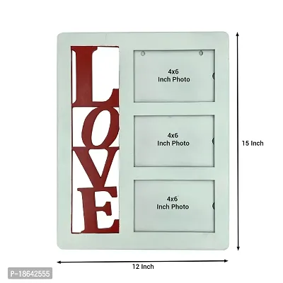EXPLEASIA Valentine Special Wooden Photo frame| photo frame for wall decor| Valentine gifts | Birthday Gifts| Gifts Items (White(4x6))-thumb5
