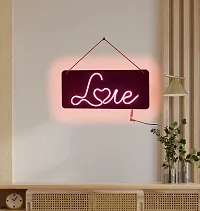 EXPLEASIA Love Neon LED Light Sign for Room Decoration Accessory, Table Decoration, Gifts, Night Light (Neon Love 3)-thumb1