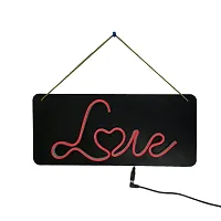 EXPLEASIA Love Neon LED Light Sign for Room Decoration Accessory, Table Decoration, Gifts, Night Light (Neon Love 3)-thumb4