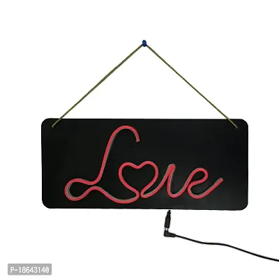 EXPLEASIA Love Neon LED Light Sign for Room Decoration Accessory, Table Decoration, Gifts, Night Light (Neon Love 3)-thumb5